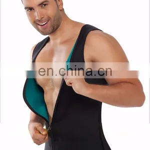 Men Sweat Gym Tank Top Athletic Shirt Sports Running Slimming Vest thumbnail-2