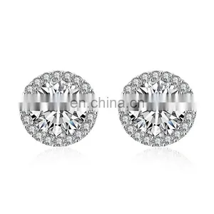Latest Design of Round Diamond Earrings for Girls Jewelry With Best Price thumbnail-1