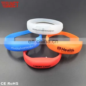 New Coming 100% Full Test Rohs And Ce Approved Full Silicone Material Bracelet With Charm Factory Directly thumbnail-6