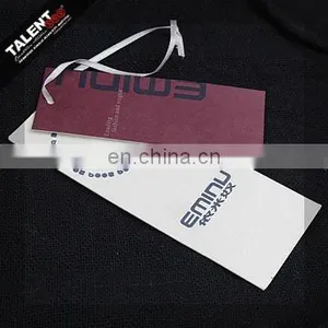 Custom Private Design Brand Printing Paper Hang Tag for Clothing thumbnail-4