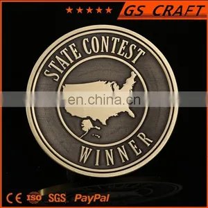 Metal Coin With Gear Edge/antique Coin Made of Zinc Alloy thumbnail-6
