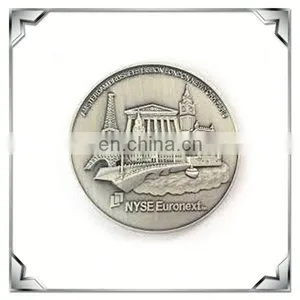 Custom Metal Silver NYSE Euronext Souvenir Coin For Sale thumbnail-1