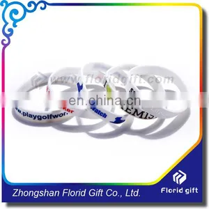 Wholesales Custom Design Printing Cheap Name Rubber Band Bracelet thumbnail-4