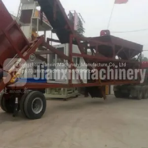 The Mobile Concrete Batching Plant in Libya for Sale thumbnail-1