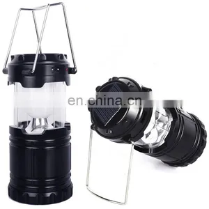 Emergency Solar Li Battery Outdoor Sport Fishing Lantern LED Camping Light With Torch thumbnail-1