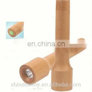 Hotsale High Quality Wooden LED Torch thumbnail-1