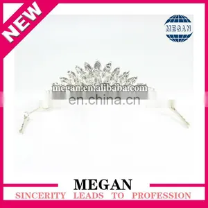 High Quality Bulk Custom Beauty Princess Rhinestone Tiaras for Party thumbnail-2