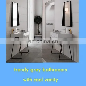 2018 Amazing Metal Vanity Base for Grey Bathroon Design thumbnail-4