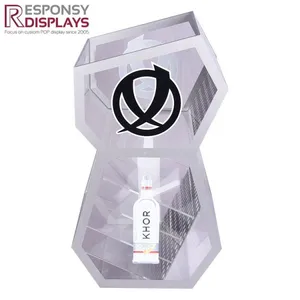 Counter Acrylic Liqueur Display Box With Silk-screen Logo thumbnail-4
