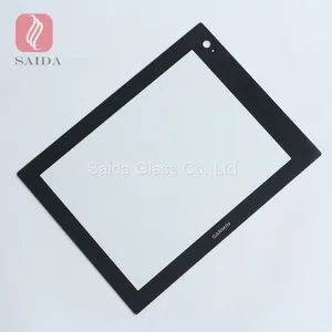 Custom 0.7mm 1.1mm 2.0mm 3mm Chemical Strengthened Glass Cover Lens for Industrial All-in-one Touch POS System thumbnail-4