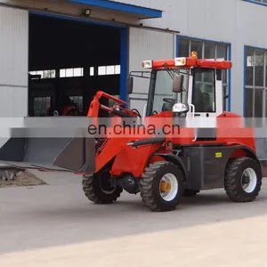 Earth Moving Construction Machinery 1.5ton Mini Front Wheel Loader With Wider Tires thumbnail-2