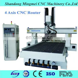 Hiwin Learn Guidel Vacuum Table 3d Multi Head 4 Axis Cnc Machine With Dust Collector System thumbnail-2