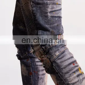 DiZNEW BIKER DENIM BIG CARPENTER MEN JEANS thumbnail-7