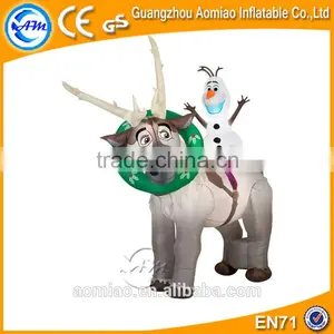 Christmas Lighting Decorations Inflatable Peanuts Inflatable Reindeer thumbnail-1