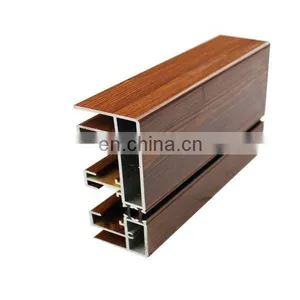 SHENGXIN Wooden Tube Aluminum Profile Wood Grain Aluminium Profiles Wood Color thumbnail-3