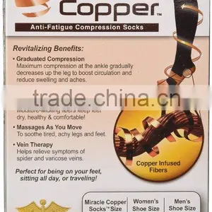 Miracle Copper Anti-Fatigue Compression Socks (Large/Extra Large) Miracle Copper Socks thumbnail-4