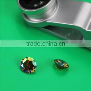 Fashion Jewelry Stone 12mm Round Olivine Zircon ab Stone thumbnail-2