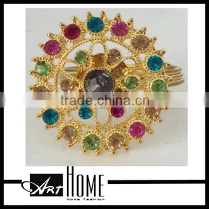 Manufacturer Wholesale All Kinds of Rhinestone Napkin Ring thumbnail-1