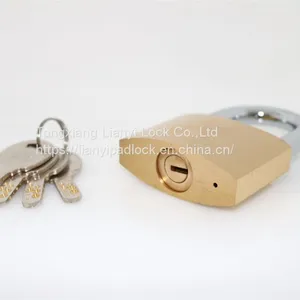 Factory Direct Sale Cheap Good Quality Safety Anti Theft 50mm Brass Padlock With Computer Key thumbnail-2