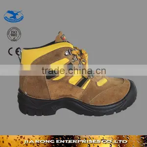 High Quality Classic Leather Upper Steel Toecap Safety Shoes SS072 thumbnail-1