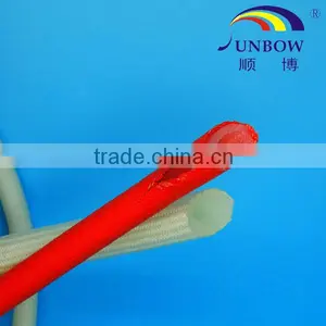 Inner Silicone Rubber Outside Fiber Glass Braided Silicone Coated Fiberglass Sleeving thumbnail-5