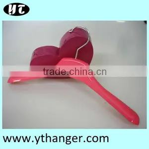 EM1308-007 Pink Coat Plastic Hanger Strong Clothes Hanger thumbnail-1