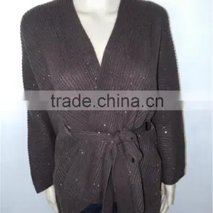 Ladies Women Fashion Blanket Office Cashmere Pashmina & Wool Knitted 2016 New Winter Warm Top Cape With Belt thumbnail-6
