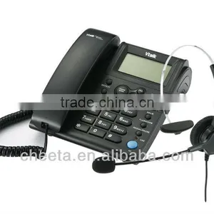 Call Center Headset Telephone With Earphone Head Port thumbnail-1