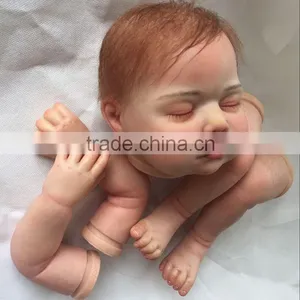 Wholesale Life Like Silicone Vinyl Newborn Reborn Baby Dolls Kits thumbnail-1
