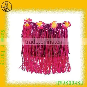 60cm Rose Raffia Hula Long Skirt for Hawaii Party Quality Choice thumbnail-1