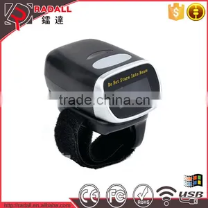 RD F001 Mini Ring Wireless Bluetooth Barcode Scanner Bar Code Reader Support for IOS Android System thumbnail-1