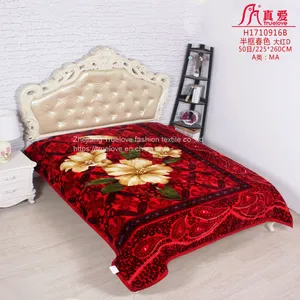 Truelove Animal Flower Korean Mink Polyester Raschel Winter Bedding Blanket thumbnail-3