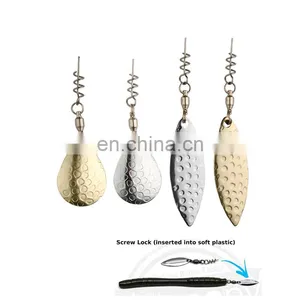 JOHNCOO DIY Spinner Lures Fishing Tackle Pesca Accessories Metal Sequins Lures Blade Spin thumbnail-4
