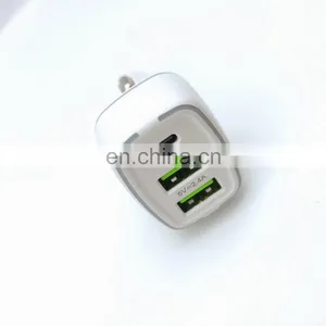 Hot Sale 18w 3 Port USB QC3.0 PD Car Charger Mobile Phone Charger Fast Charging for IPhone thumbnail-2