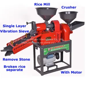 Home Use Mini Combine Single Phase Electric/5hp Diesel Flour Mill Rice Mill Grinding Equipment Turmeric Powder Grinder thumbnail-4