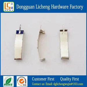 QP20 Clamp With Needle, PQ3419 Solar Inverter Fixing Clamp, Tinned Spring Clamps, SK7 High Carbon Steel Spring Clip, Tin Plated Surface, Easy to Weld. thumbnail-1
