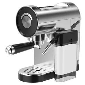 Tenfly Espresso Machine Factory Logo Custom, 20 Bar Stainless Steel Semi-Automatic Coffee Maker Suitable for Home and Office thumbnail-1