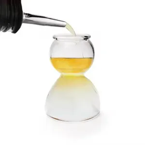 Wholesale Double Bubble Layered Shot Glass Custom Logo thumbnail-1