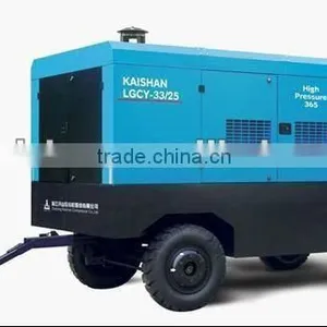 LGCY- 33/25 Energy Saving High Efficiency Diesel Driven Portable Screw Air Compressor for Mine Drilling Rig thumbnail-1