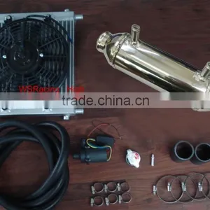 4x10 Inch Water Barrel Intercooler and Piping Kit for Universal Performance Car thumbnail-1