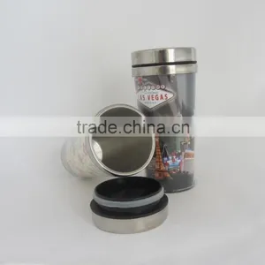 Popular China Cheap Double Wall 16oz Promotion Travel Mug thumbnail-6