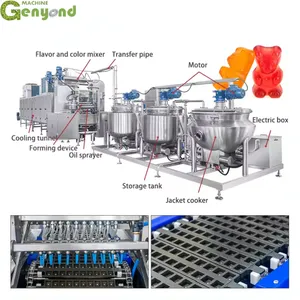 Factory Low Price Efficient Gummy Candy Production Line With Jelly Depositing Technology thumbnail-6