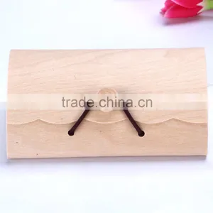 2016 Pretty Wooden Bark Gift Box With Elastic Enclosure,Wooden Birch Veneer thumbnail-1