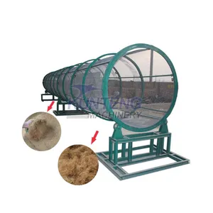 Coconut Fiber Separation Machine Cocopeat Screen Equipment Rotary Coconut Coir Fiber Screen Machine EPC thumbnail-1