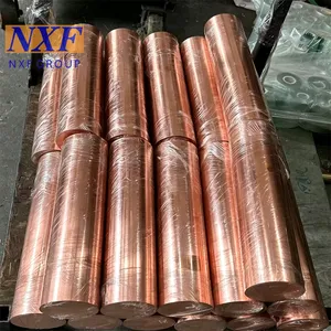 NXF C1100/GB T2/ASTM C11000/ISO Cu-ERHC/DIM OF-Cu58/BS C101/C102 Diameter 1-200mm Length 1-12m Copper Round Bar thumbnail-5