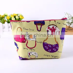 Personalized Makeup Bag pu Case Cosmetic Makeup Tool Pouch Purse Travel Cosmetic Bags thumbnail-1