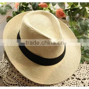 Popular Summer Shading Straw Hat Not Expensive Plain Wholesale Straw Cowboy Hats Sombrero Straw Hat Wholesale thumbnail-2