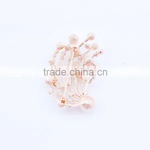 Fashion Design Hot Sale Charming Ladies Brooch Rhinestone Pearl Shaped Jewelry thumbnail-4