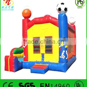 Newest 0.55mm Pvc Popular Football Inflatable Bouncer for Sale thumbnail-1