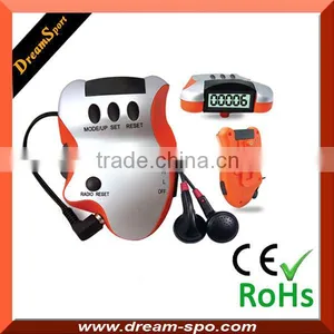 DP-1212 Mutlifunction Digital FM Radio Pedometer With Timer Display thumbnail-1